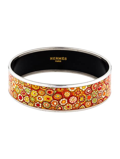 hermes narrow enamel bangle|hermes wide enamel bangle.